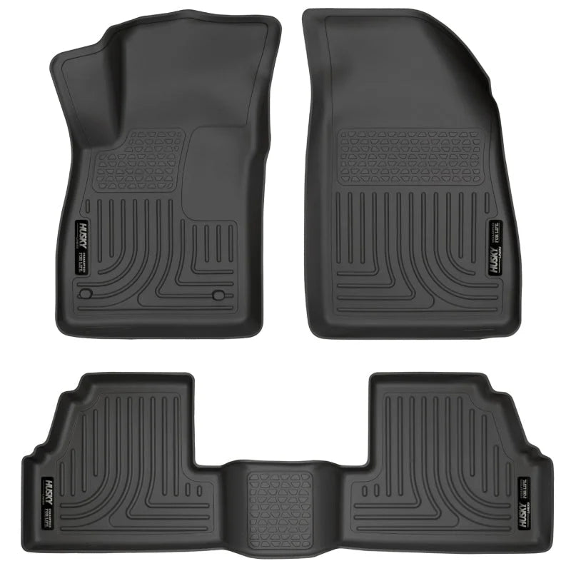Husky Liners 13-14 Buick Encore WeatherBeater Black Front/2nd Row Floor Liners - Main Product View