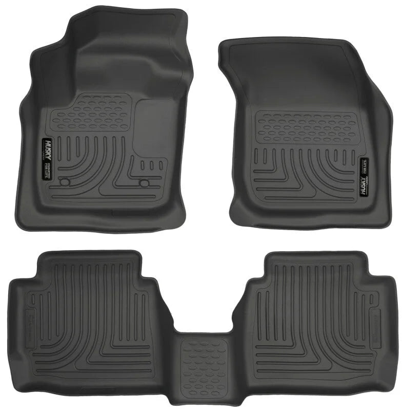 Husky Liners 13-16 Ford Fusion WeatherBeater Combo Black Floor Liners - Main Product View