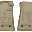 Load image into Gallery viewer, Husky Liners 13-16 Lexus LX570 / 13-16 Toyota Land Cruiser WeatherBeater Front Tan Floor Liners - Main Product View