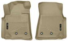 Load image into Gallery viewer, Husky Liners 13-16 Lexus LX570 / 13-16 Toyota Land Cruiser WeatherBeater Front Tan Floor Liners - Main Product View