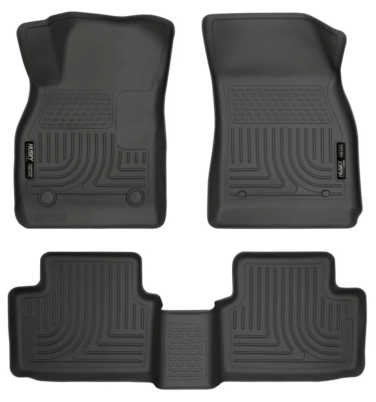 Husky Liners 13 Chevy Malibu WeatherBeater Black Front & 2nd Seat Floor Liners - Main Product View