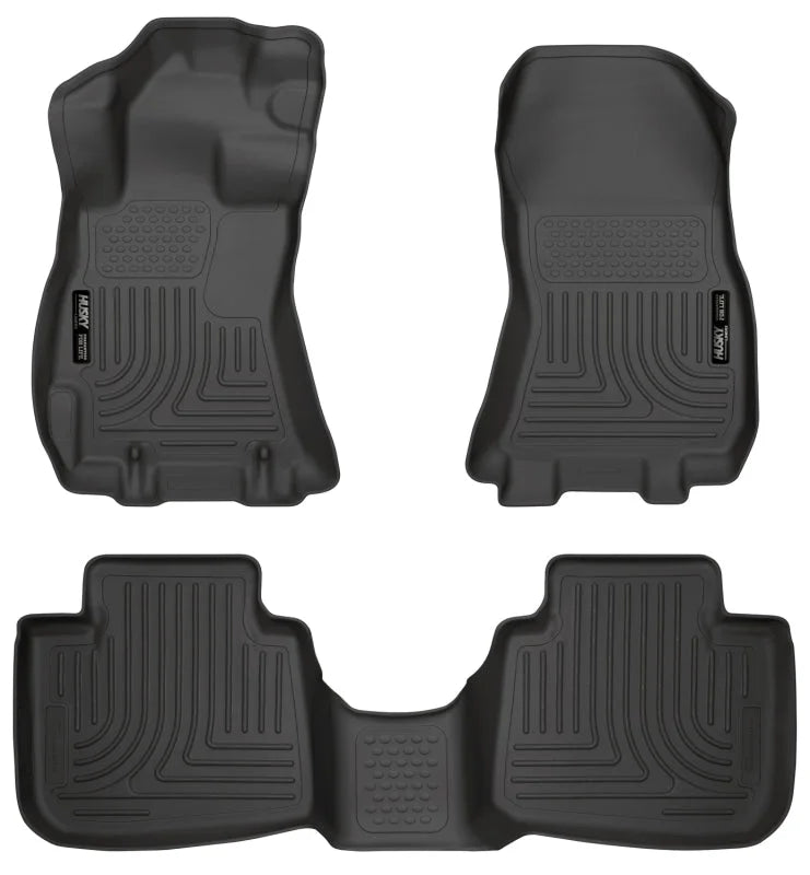 Husky Liners 13 Subaru Legacy/Outback WeatherBeater Front & 2nd Seat Black Floor Liners - Main Product View