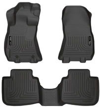Load image into Gallery viewer, Husky Liners 13 Subaru Legacy/Outback WeatherBeater Front &amp; 2nd Seat Black Floor Liners - Main Product View