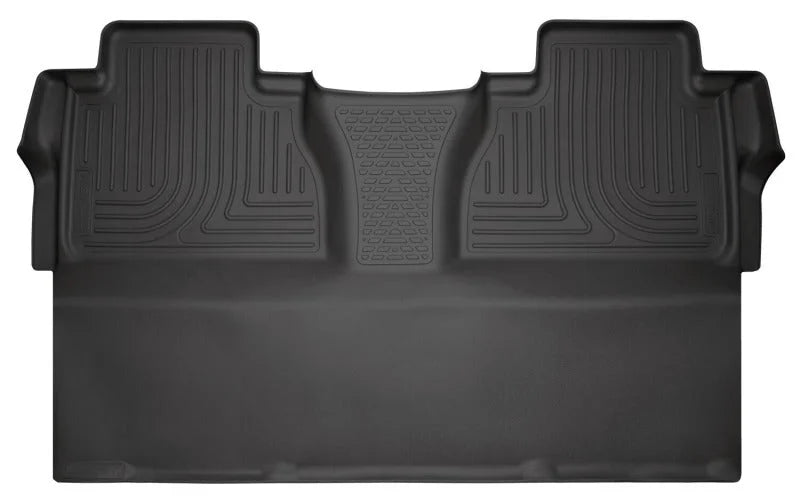 Husky Liners 14-15 Toyota Tundra CrewMax Cab Pickup Weatherbeater Black 2nd Seat Floor Liners - Main Product View