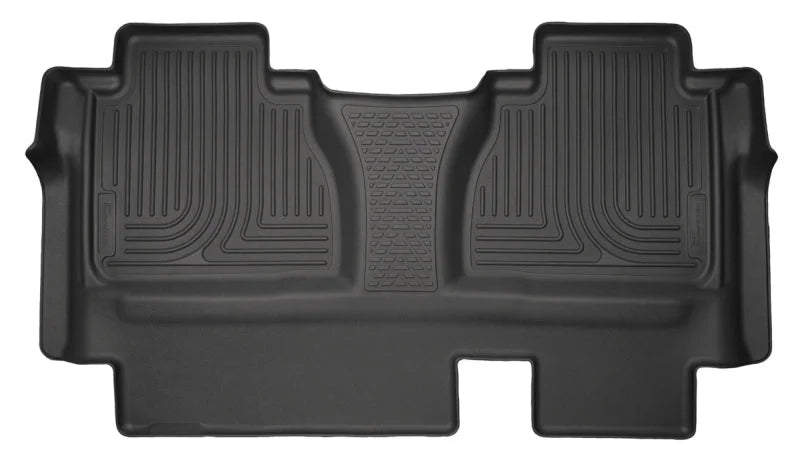 Husky Liners 14-15 Toyota Tundra Double Cab Pickup Weatherbeater Black 2nd Seat Floor Liners - Main Product View