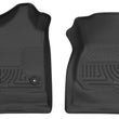 Load image into Gallery viewer, Husky Liners 14-17 Chevrolet Silverado 1500 Standard Cab X-Act Contour Black Front Floor Liners - Main Product View