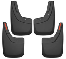Load image into Gallery viewer, Husky Liners 14-17 Chevy Silverado 1500 / 15-16 Silverado 2500 HD Front and Rear Mud Guards - Black - Main Product View