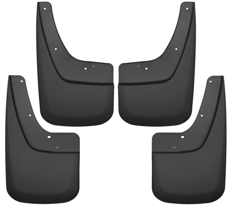 Husky Liners 14-17 GMC Sierra 1500 / 15-16 Sierra 2500 HD Front and Rear Mud Guards - Black - Main Product View