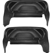 Load image into Gallery viewer, Husky Liners 14-17 GMC Sierra Black Rear Wheel Well Guards - Main Product View
