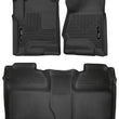 Load image into Gallery viewer, Husky Liners 14-18 Chevrolet Silverado Crew Cab X-Act Contour Front &amp; Second Seat Floor Liners - Main Product View