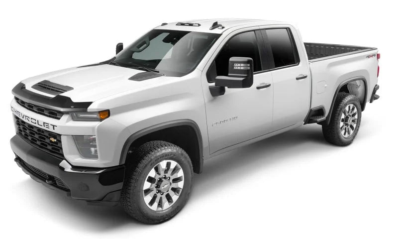 Husky Liners 14-18 GMC Sierra 1500 Aeroskin Hood Protector - Smoke - Main Product View