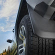 Load image into Gallery viewer, Husky Liners 14 Chevrolet Silverado 1500 Black Custom Mud Guards - Side View
