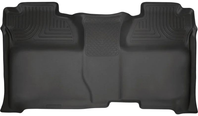 Husky Liners 14 Chevrolet Silverado 1500/GMC Sierra 1500 WeatherBeater Black 2nd Seat Floor Liners - Main Product View