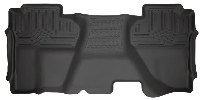 Husky Liners 14 Chevrolet Silverado/14 GMC Sierra 1500 Weatherbeater Black 2nd Seat Floor Liner - Main Product View