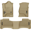 Load image into Gallery viewer, Husky Liners 14 Chevrolet Silverado/GMC Sierra WeatherBeater Tan Front &amp; 2nd Seat Floor Liners - Main Product View