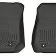 Load image into Gallery viewer, Husky Liners 14 Jeep Wrangler 2/4 Door Weatherbeater Black Front Floor Liners - Main Product View
