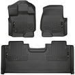 Load image into Gallery viewer, Husky Liners 15-19 F-150 SuperCab Weatherbeater Black Front &amp; 2nd Seat Floor Liners - Main Product View