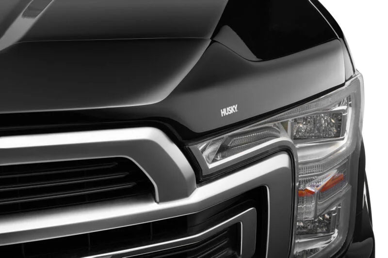 Husky Liners 15-20 Ford F-150 (Excl. Raptor) Aeroskin Hood Protector - Smoke - Installation View
