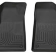 Load image into Gallery viewer, Husky Liners 15-22 Jeep Cherokee X-act Contour Series Front Floor Liners - Black - Main Product View