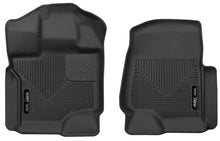 Load image into Gallery viewer, Husky Liners 15-23 Ford F-150 Super/Super Crew Cab WeatherBeater Black Front Floor Liners - Main Product View