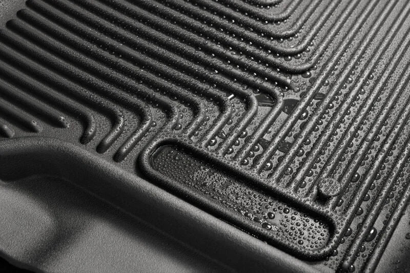 Husky Liners 15-23 Ford F-150 Super/Super Crew Cab WeatherBeater Black Front Floor Liners - Installation View