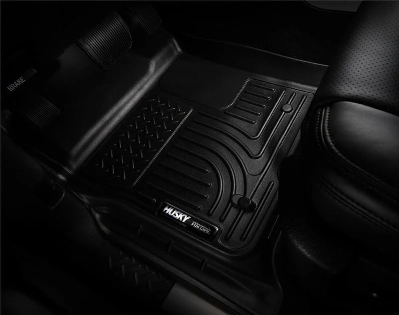 Husky Liners 15 Cadillac Escalade ESV WeatherBeater Black 2nd Seat Floor Liners - Back View