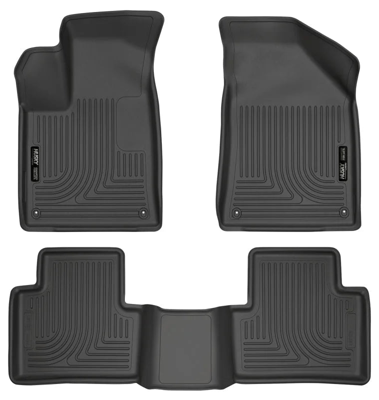 Husky Liners 15 Chrysler 200 Weatherbeater Black Front and Second Seat Floor Liners - Main Product View
