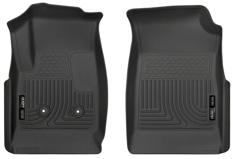 Husky Liners 15 Colorado Crew Cab/Ext Cab WeatherBeater Black Front Floor Liner - Main Product View