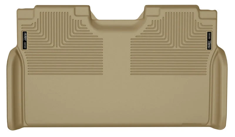 Husky Liners 15 Ford F-150 SuperCrew Cab WeatherBeater Tan 2nd Seat Floor Liner - Main Product View