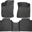 Load image into Gallery viewer, Husky Liners 15 Toyota Venza WeatherBeater Front &amp; Second Row Tan Floor Liners Black - Main Product View