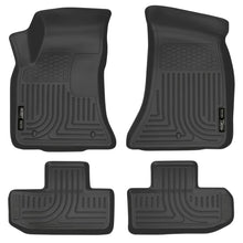 Load image into Gallery viewer, Husky Liners 16-22 Dodge Challenger (RWD) Front &amp; Second Row Black Floor Liners - Main Product View