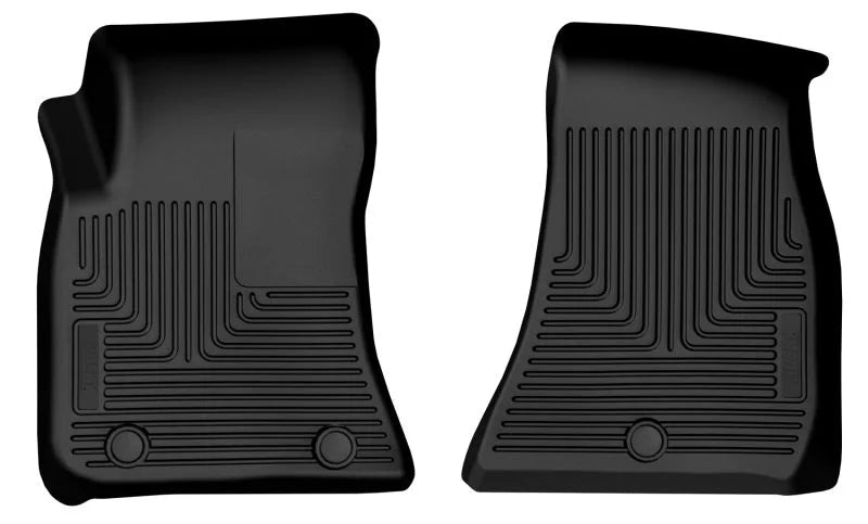 Husky Liners 16-23 Dodge Challenger (RWD Only) X-Act Front Floor Liner - Blk - Main Product View