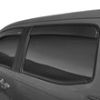 Load image into Gallery viewer, Husky Liners 16-23 Toyota Tacoma DC In-Channel Mount Ventvisor Low Profile (4pc) - Smoke - Side View