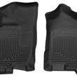 Load image into Gallery viewer, Husky Liners 17-24 Nissan Titan Crew Cab/16-24 Titan XD Crew Cab X-Act Front Floor Liner Set Black - Main Product View