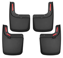 Load image into Gallery viewer, Husky Liners 17 Ford F-250 Super Duty / F-350 Super Duty Front and Rear Mud Guards (w/ Flares) Black - Main Product View