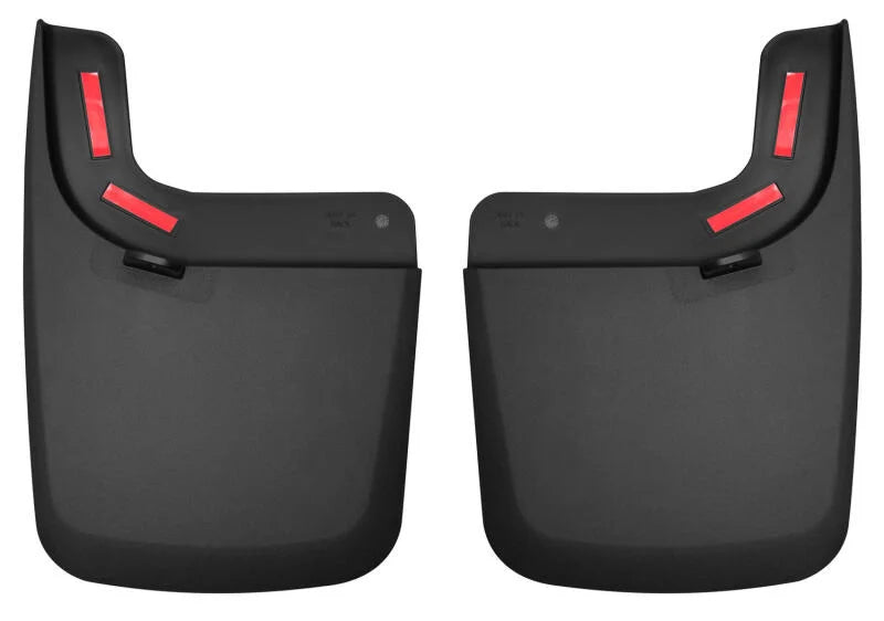 Husky Liners 17 Ford F-250 Super Duty / F-350 Super Duty Rear Mud Guards (w/ Flares) Black - Main Product View