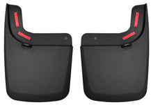 Load image into Gallery viewer, Husky Liners 17 Ford F-250 Super Duty / F-350 Super Duty Rear Mud Guards (w/ Flares) Black - Main Product View