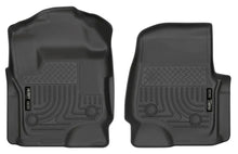 Load image into Gallery viewer, Husky Liners 17 Ford F-250 Super Duty SuperCab WeatherBeater Black Floor Liners - Main Product View