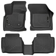 Load image into Gallery viewer, Husky Liners 17 Ford Fusion / 17 Lincoln MKZ Black Front and 2nd Row Floor Liners - Main Product View