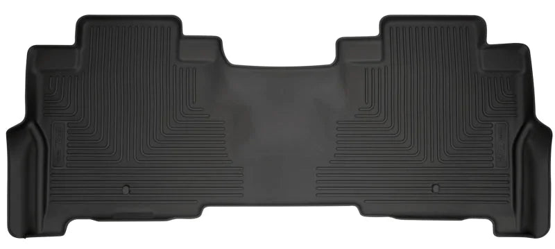 Husky Liners 18-22 Ford Expedition WeatherBeater Second Row Black Floor Liners - Main Product View