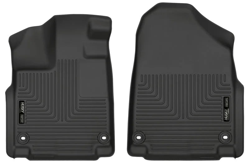 Husky Liners 18-23 Honda Odyssey WeatherBeater Black Front Floor Liners - Main Product View