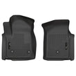Load image into Gallery viewer, Husky Liners 19-20 Chevy Silverado WeatherBeater Black Floor Liners - Front - Main Product View
