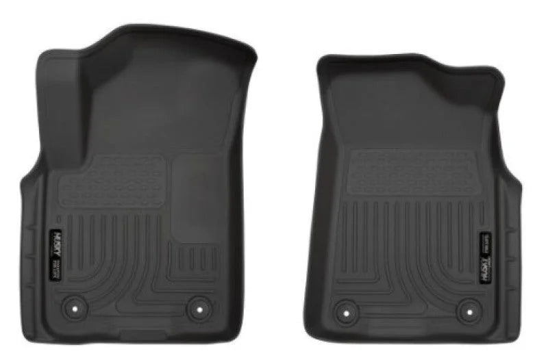 Husky Liners 19-21 Infiniti QX80 / 19-21 Nissan Armada X-act Contour Series Front Floor Liners Black - Additional View 8