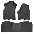 Load image into Gallery viewer, Husky Liners 19-21 RAM 2500/3500 Mega Cab Weatherbeater Front and 2nd Seat Floor Liners - Black - Main Product View