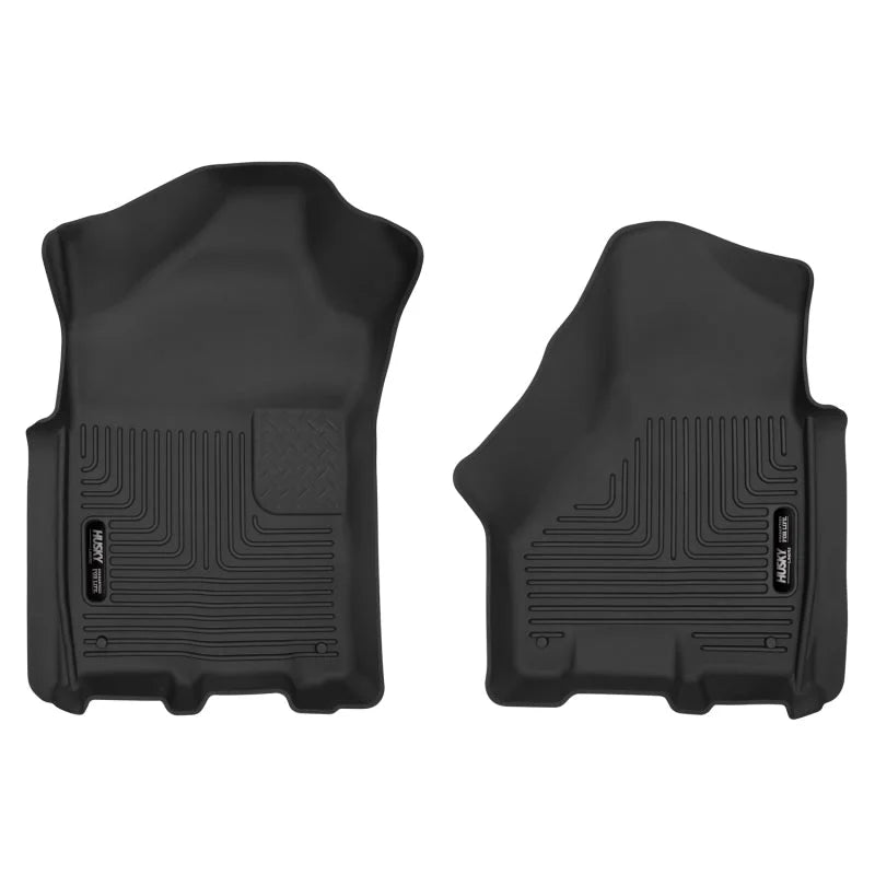 Husky Liners 19-22 Dodge Ram 2500/3500 CC/EC X-Act Contour Black Front Floor Liners - Main Product View