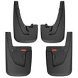 Load image into Gallery viewer, Husky Liners 19-22 RAM 2500/3500 w/o OEM Fender Flares Custom Front &amp; Rear Mud Guard Set - Black - Main Product View