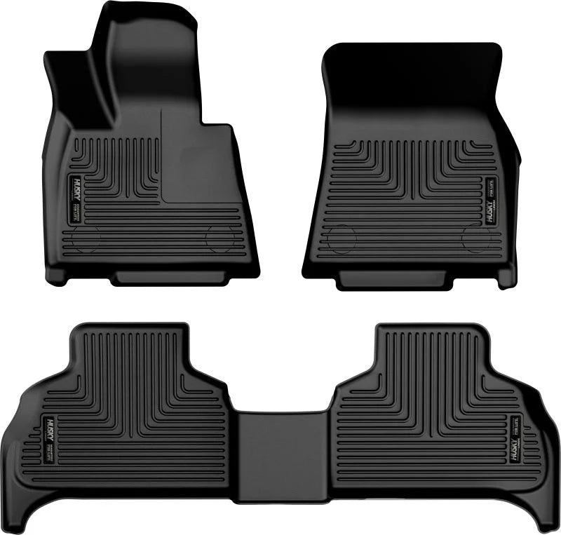 Husky Liners 19-23 BMW X5 Weatherbeater Black Front & 2nd Seat Floor Liners - Main Product View