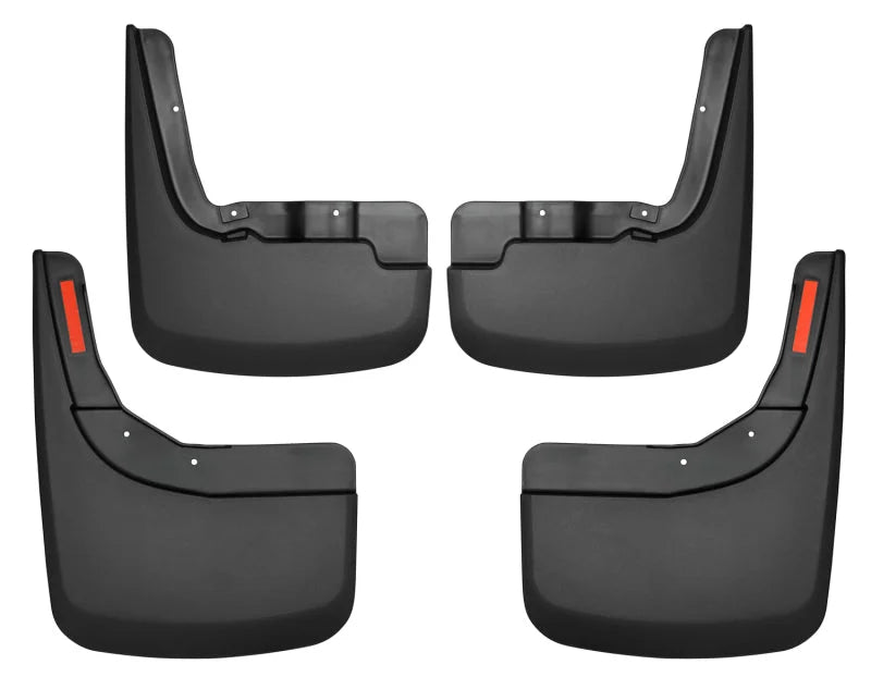 Husky Liners 19-23 Chevrolet Silverado 1500 (Excl. ZR2/TBoss) Front and Rear Mud Guards - Black - Main Product View