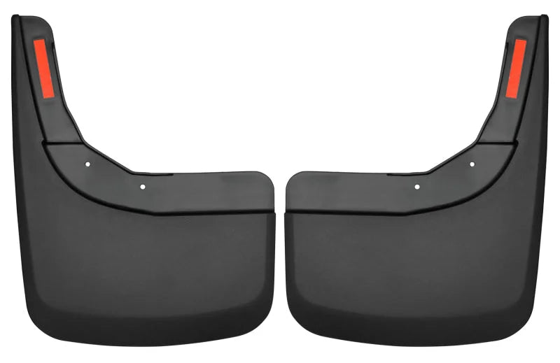 Husky Liners 19-23 Chevrolet Silverado 1500 (Excl. ZR2/TBoss) Rear Mud Guards - Black - Main Product View