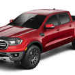 Load image into Gallery viewer, Husky Liners 19-23 Ford Ranger Aeroskin Hood Protector - Smoke - Side View